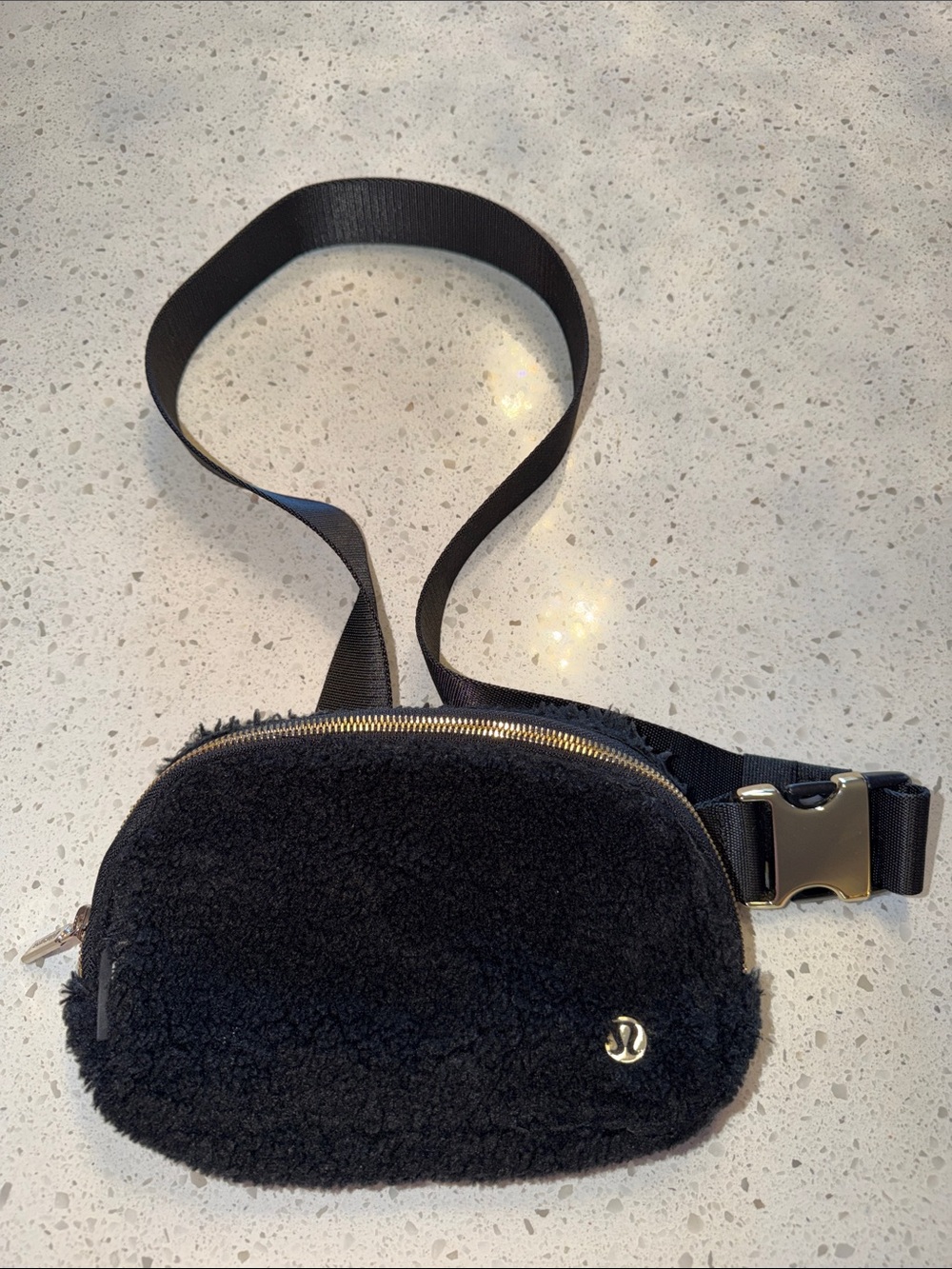 Lululemon Black Sherpa Belt Bag